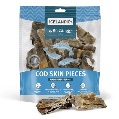 Icelandic+ Dog Treats Cod Skin Pieces 227g