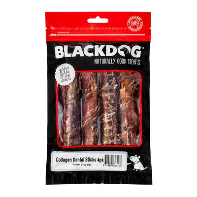 BLACKDOG Dog Treats Collagen Dental Stick 4PK
