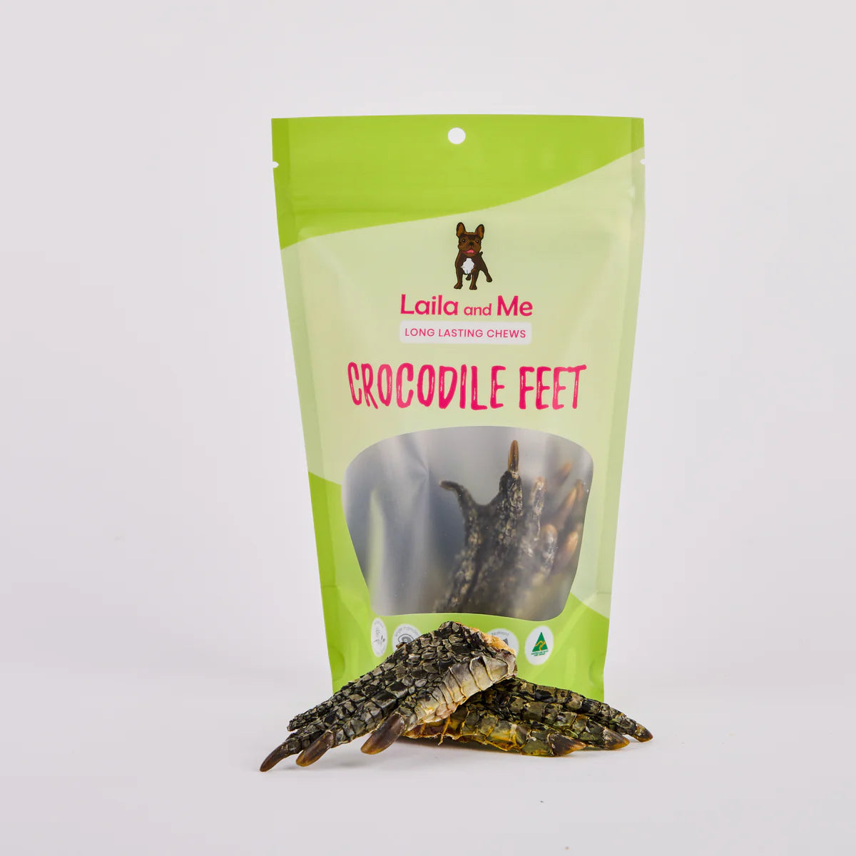 Laila and Me Dog Treat Crocodile Feet 120g