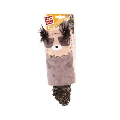 GiGwi Cat Toy - Melody Chaser Tube Racoon