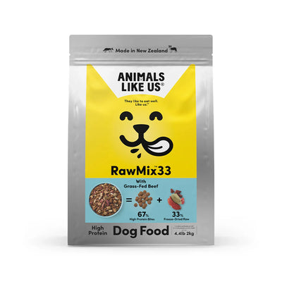 Animals Like Us - Raw Mix 33 with Grass-Fed Beef Dog Food