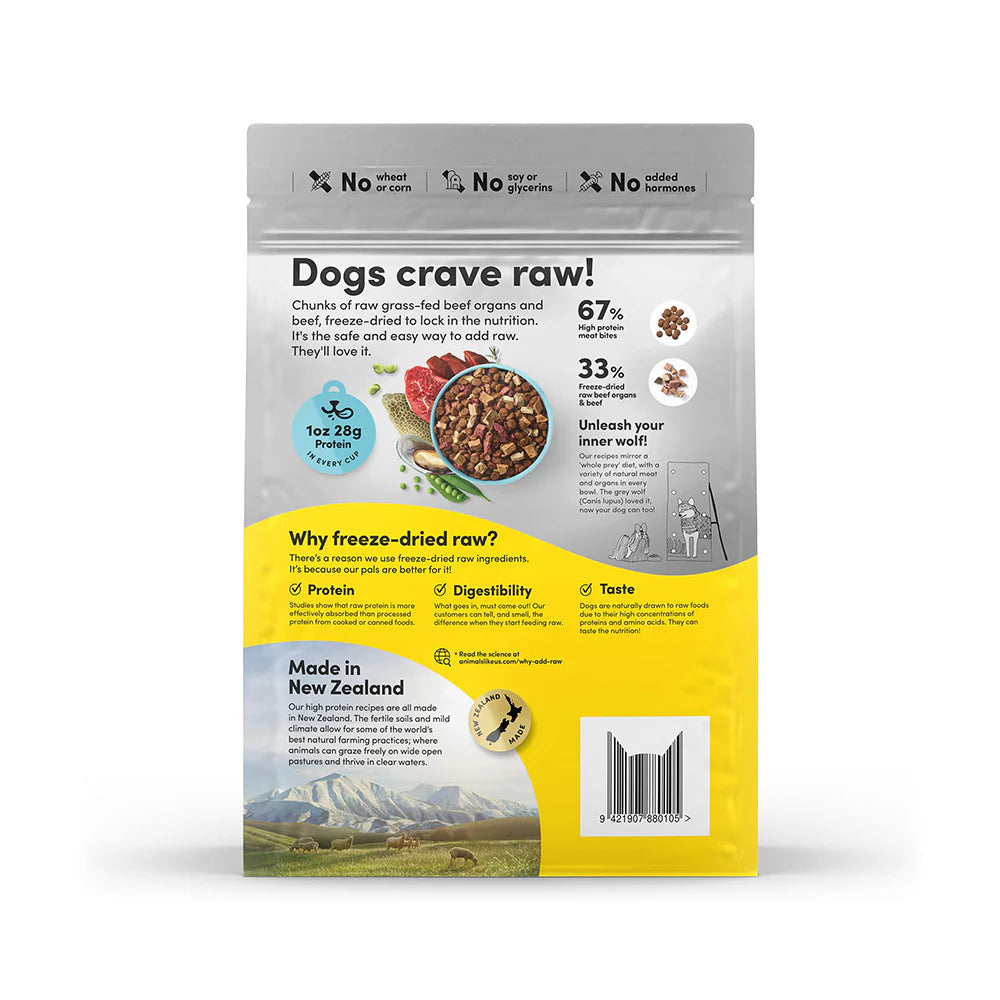Animals Like Us - Raw Mix 33 with Grass-Fed Beef Dog Food