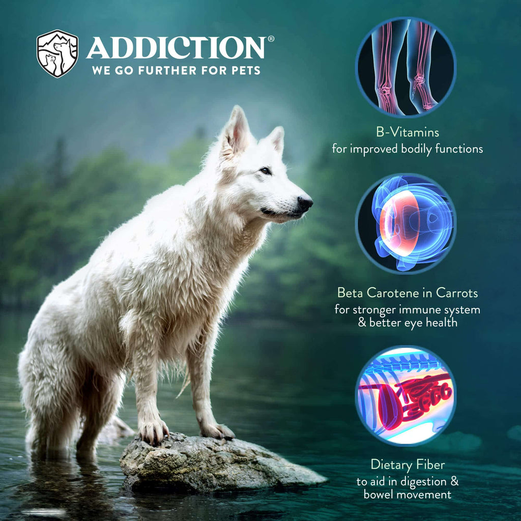 Addiction Air Dried Dog Food Raw Alternative Outback Kangaroo Feast 910g