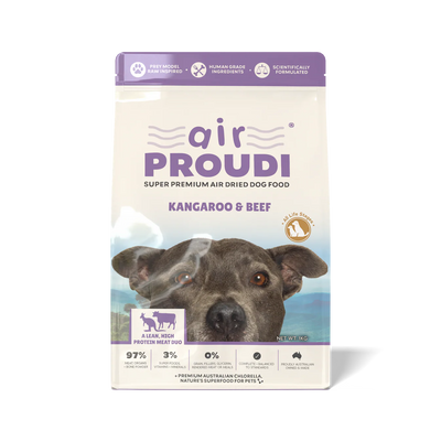 Air Proudi Air Dried Dog Food - Kangaroo & Beef
