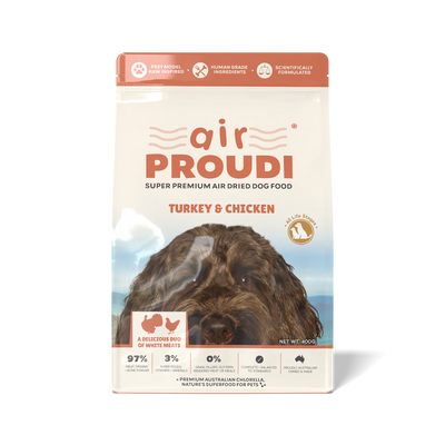 Air Proudi Air Dried Dog Food - Turkey & Chicken