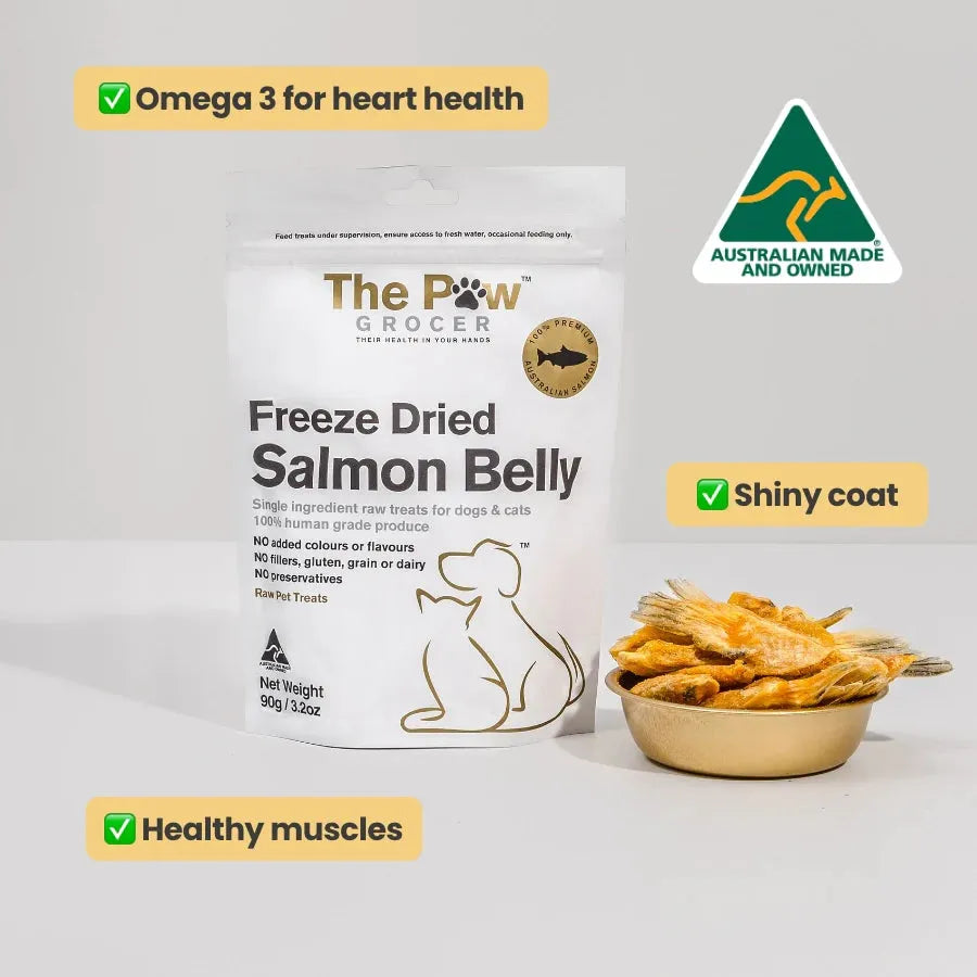 The Paw Grocer - Freeze Dried Salmon Belly