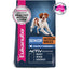 Eukanuba dog food package for senior medium breed dogs on a white background