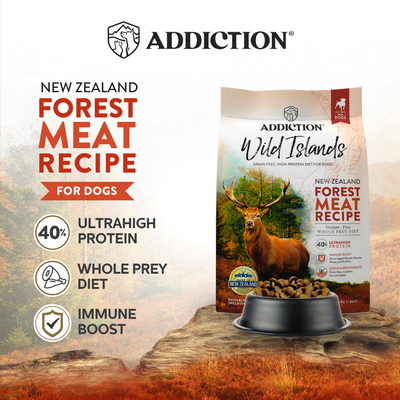 Addiction Dog Dry Food Wild Islands Forest Meat