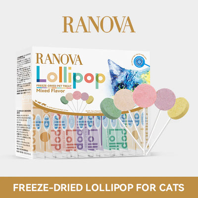 RANOVA Cat Treats - Freeze Dried Lollipop (Mixed Flavor) 1.4g x 15