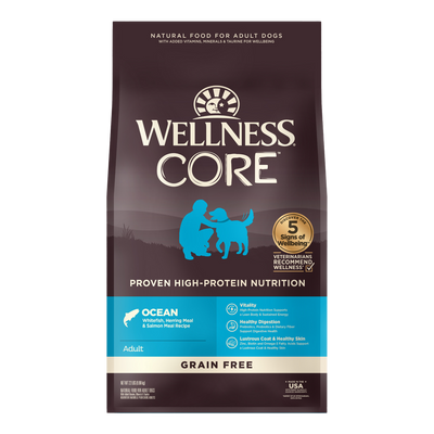 WELLNESS Core Grain Free Dog Dry Food Ocean 10Kg