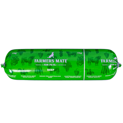 [Syd Only] Farmers Mate for Pets - Fresh Roll Dog Food Beef