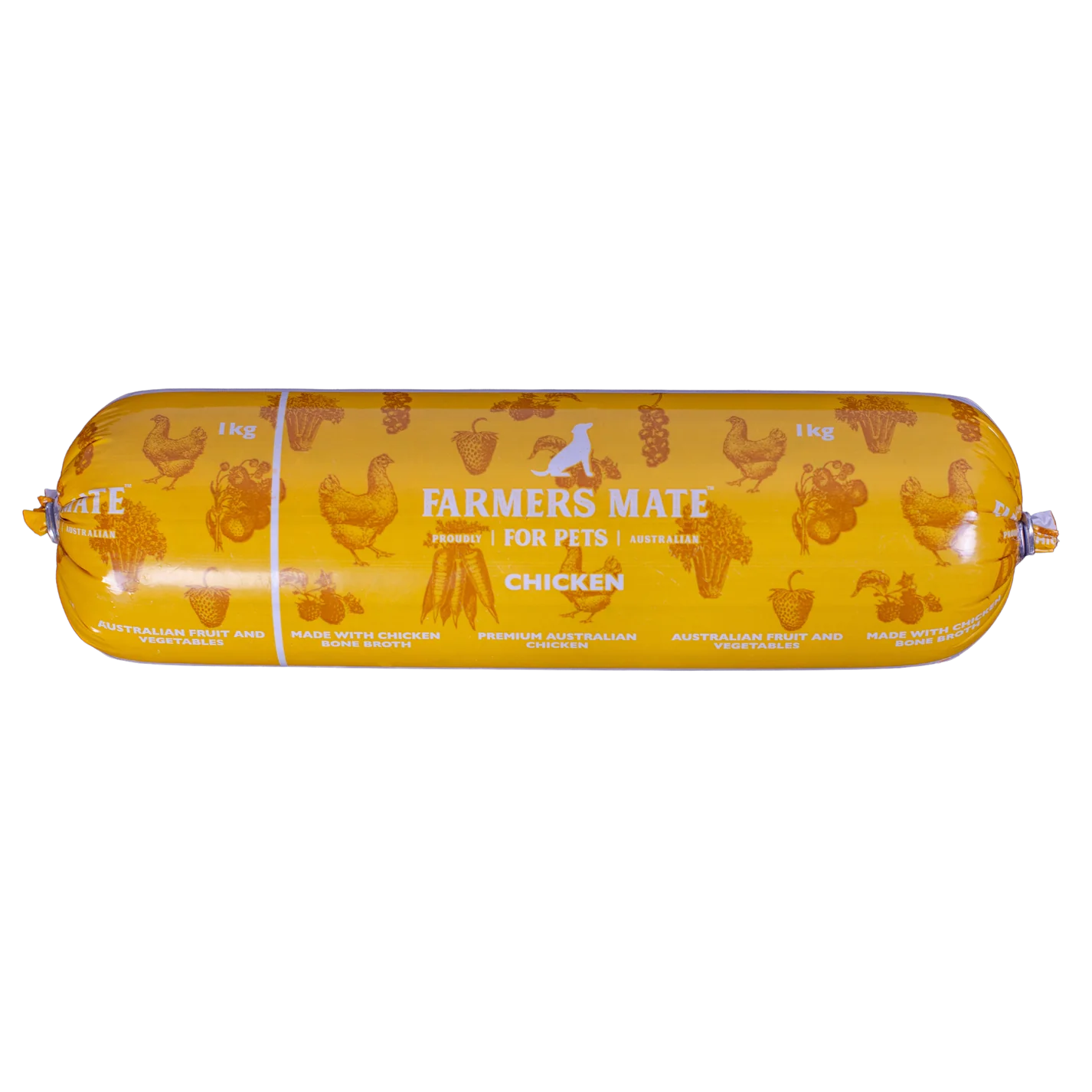 [Syd Only] Farmers Mate for Pets - Fresh Roll Dog Food Chicken