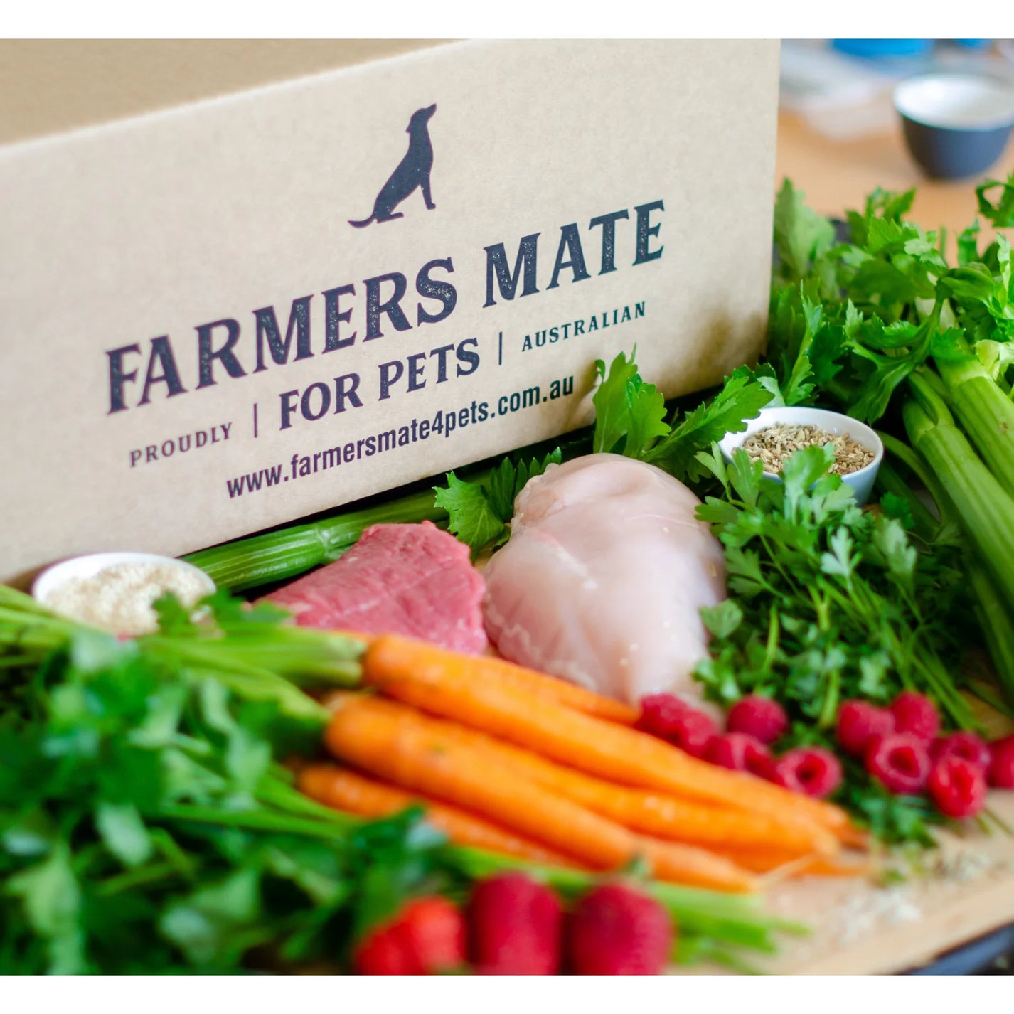 [Syd Only] Farmers Mate for Pets - Fresh Roll Dog Food Chicken