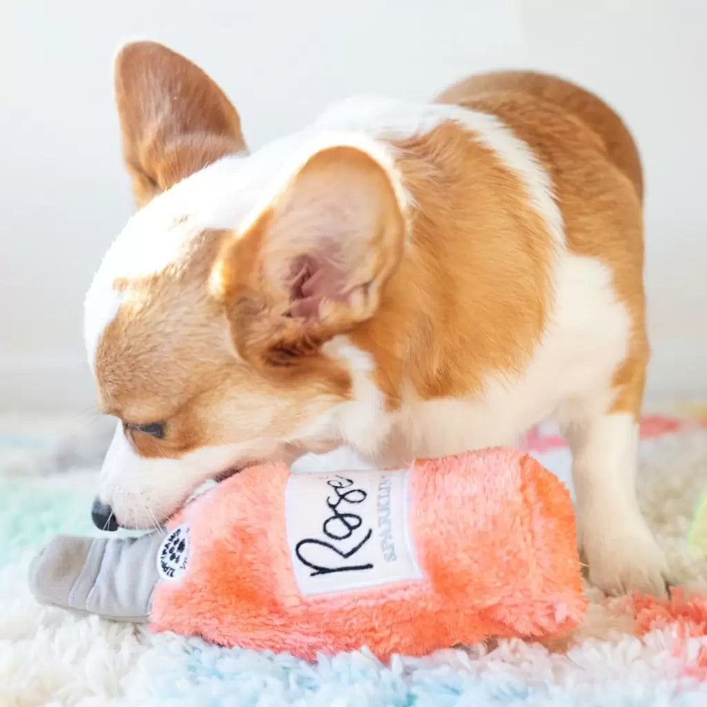 Zippypaws Dog Toy Happy Hour Crusherz – Rosé