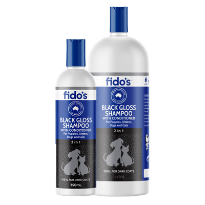 Fido’s Black Gloss Shampoo with Conditioner 2 in 1