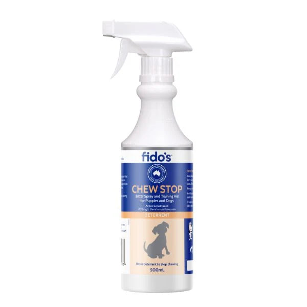 Fido’s Chew Stop Bitter Spray and Training Aid for Puppies and Dogs