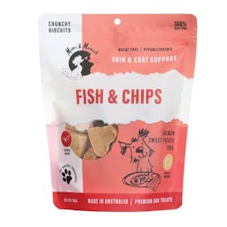 Mimi and Munch Fish & Chips Dog Treats 180g