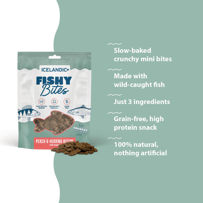 Icelandic+ Dog Treats Fishy Bites 57g