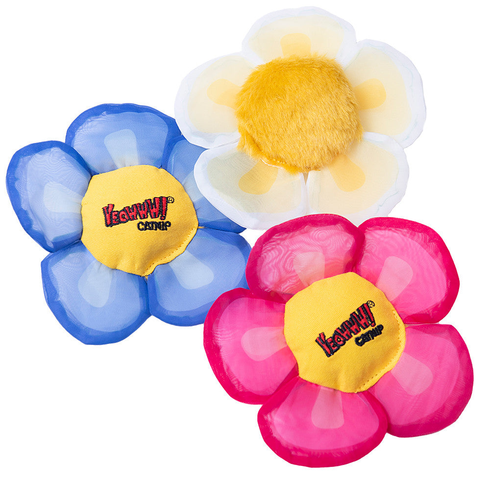 Yeowww! Catnip Cat Toy Daisy's Flower Tops