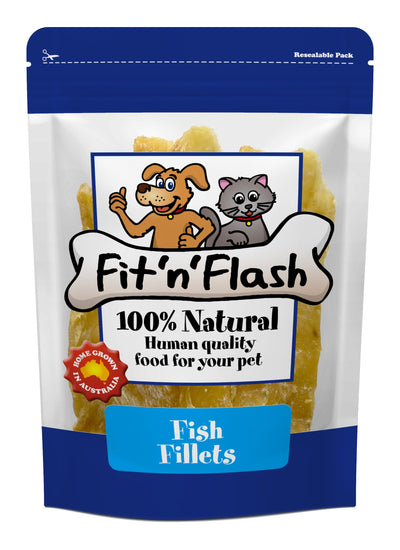 Fit'n'Flash Fish Fillets For Dogs and Cats 50g