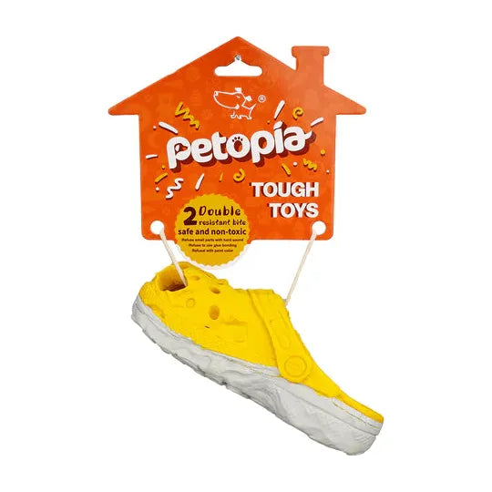 PETOPIA Ultra Tough Dog Toy Cozy Slipper