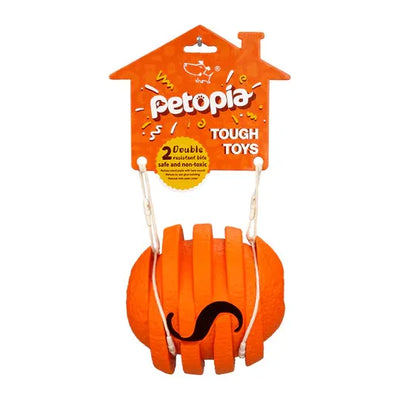 PETOPIA Ultra Tough Dog Toy Zesty Orange