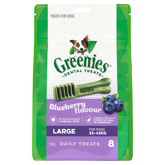 GREENIES Dental Dog Treats - Blueberry 340g