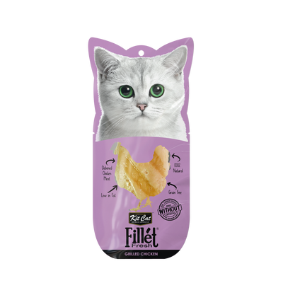 Kit Cat Fillet Fresh Cat Treat Grilled Chicken 30g