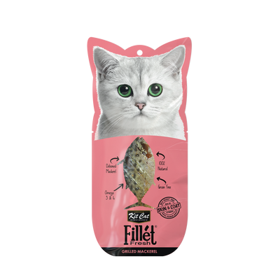 Kit Cat Fillet Fresh Cat Treat Grilled Mackerel 30g
