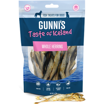 GUNNI’S Whole Herring Dog Treats