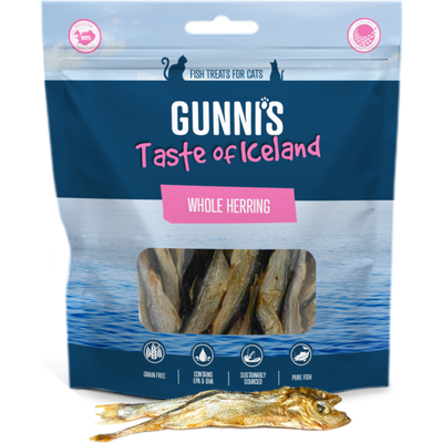 GUNNI’S Whole Herring Cat Treats 42.5g