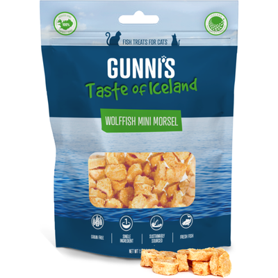 GUNNI’S Wolffish Mini Morsels Cat Treats 42.5g