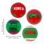 KONG Dog Toy Holiday Occasions Balls Medium 4pk