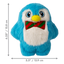 KONG Plush Dog Toy Holiday Snuzzles Penguin