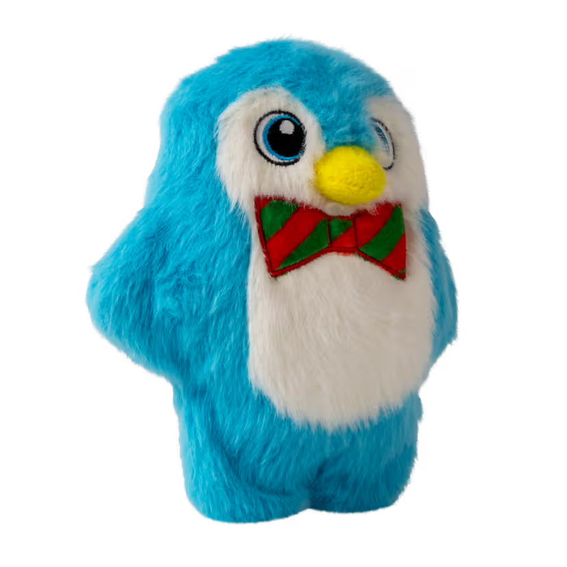 KONG Plush Dog Toy Holiday Snuzzles Penguin