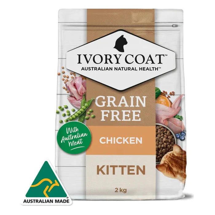 IVORY COAT - Grain Free Kitten Dry Food Chicken 2kg