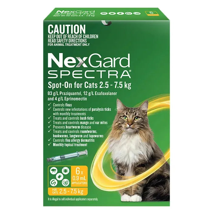 NEXGARD SPECTRA SPOTON For CAT 2.5-7.5KG