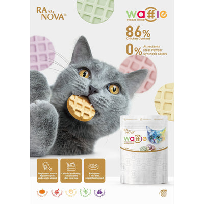 RANOVA Pet Freeze-Dired Chicken MEAT WAFFLE 60g