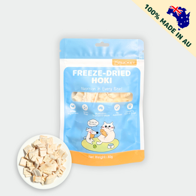 PAWCKET-Freeze Dried Raw Hoki 30g
