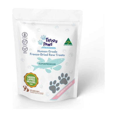 Freezy Paws - Freeze-Dried NZ Green Lipped Mussels Raw Treats 50g