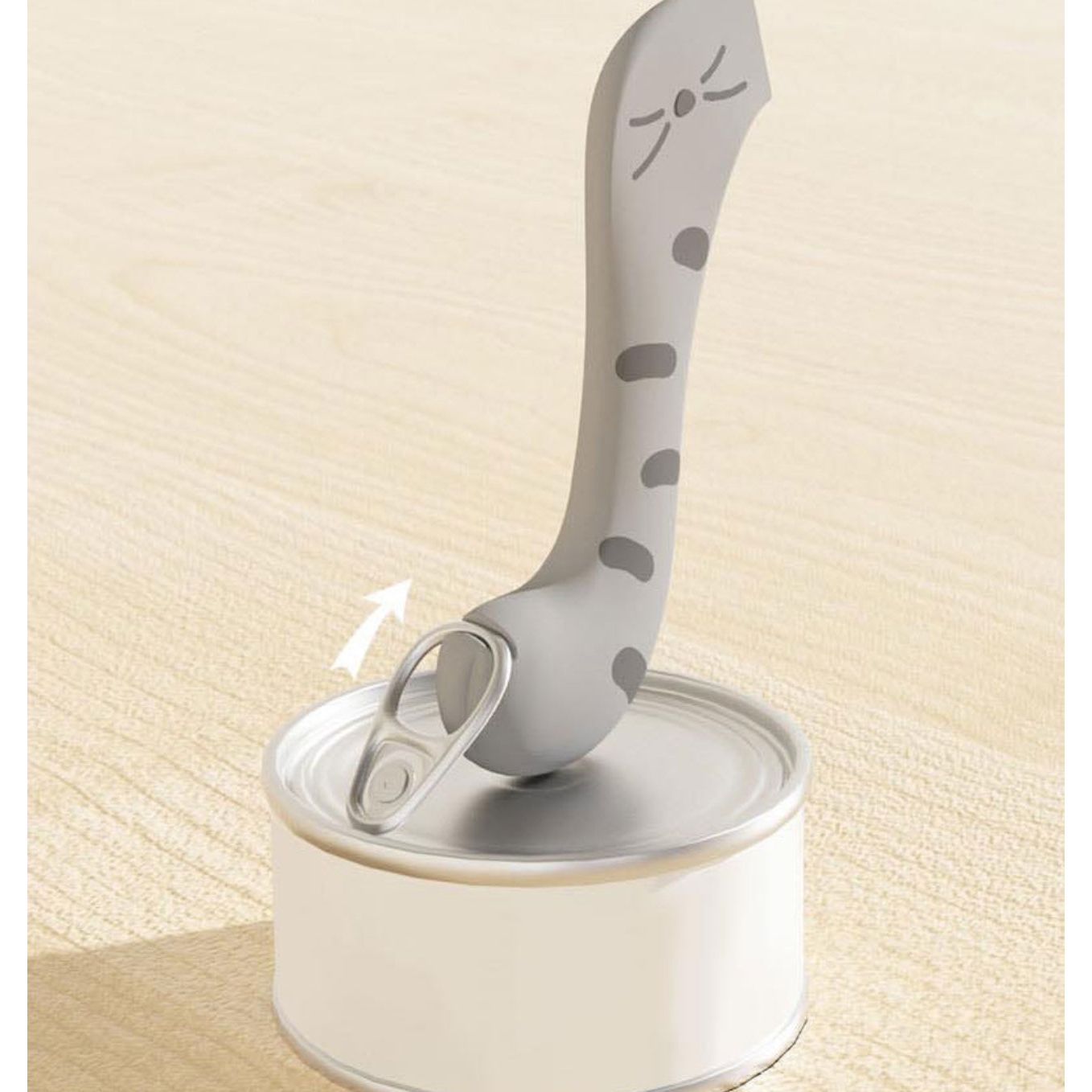 Tail Style Reusable Pet Food Can Spoon