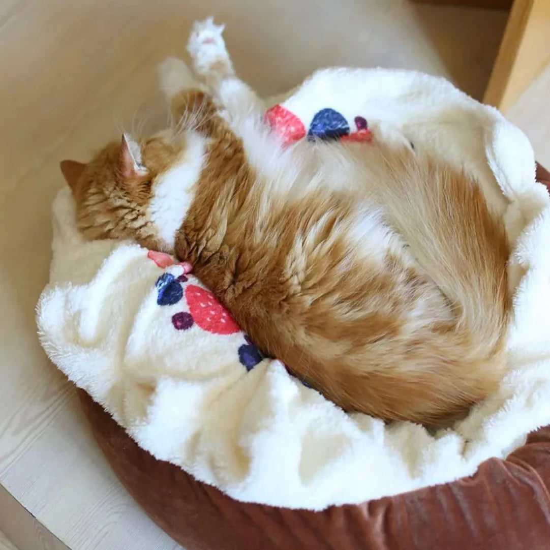 NIAN'GAO Cream Cake Pet Bed