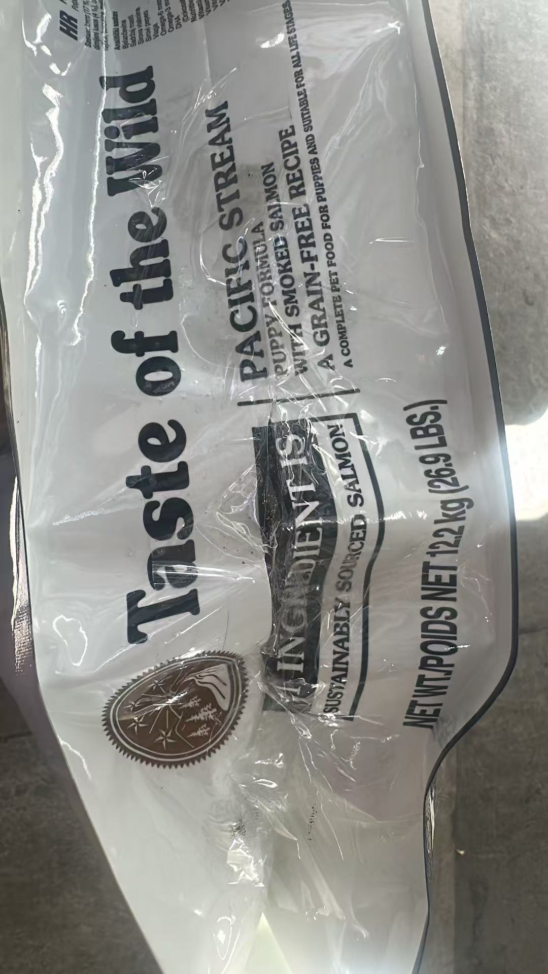 [Tiny Damage] TASTE OF THE WILD - Pacific Stream Puppy Dog Dry Food 12.2KG