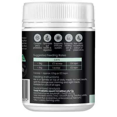 EAC Animal Care - In-sideout Pre & Probiotic Supplement for Cats 125g