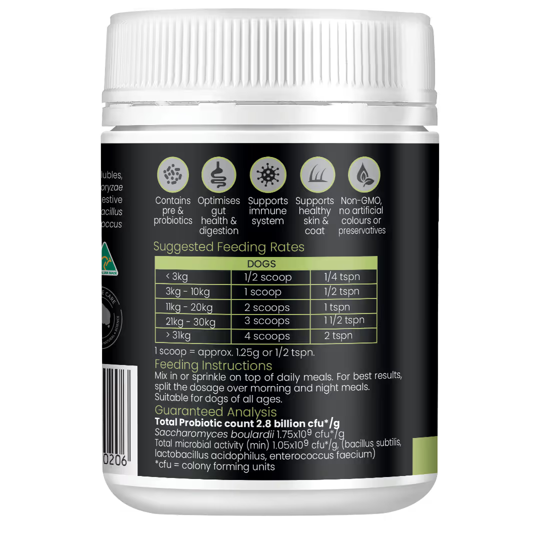 EAC Animal Care - In-sideout Pre & Probiotic Supplement for Dogs 125g