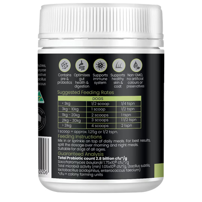 EAC Animal Care - In-sideout Pre & Probiotic Supplement for Dogs 125g