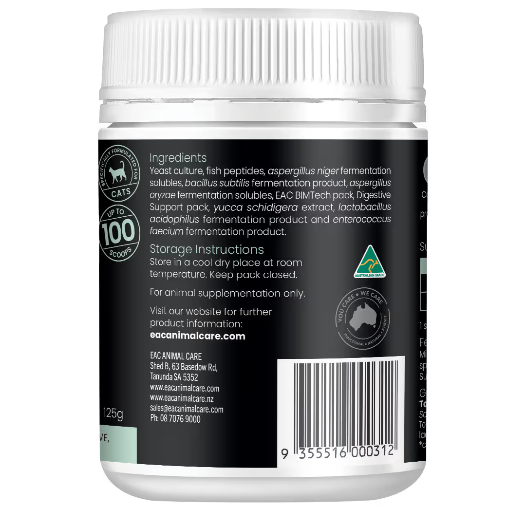 EAC Animal Care - In-sideout Pre & Probiotic Supplement for Cats 125g