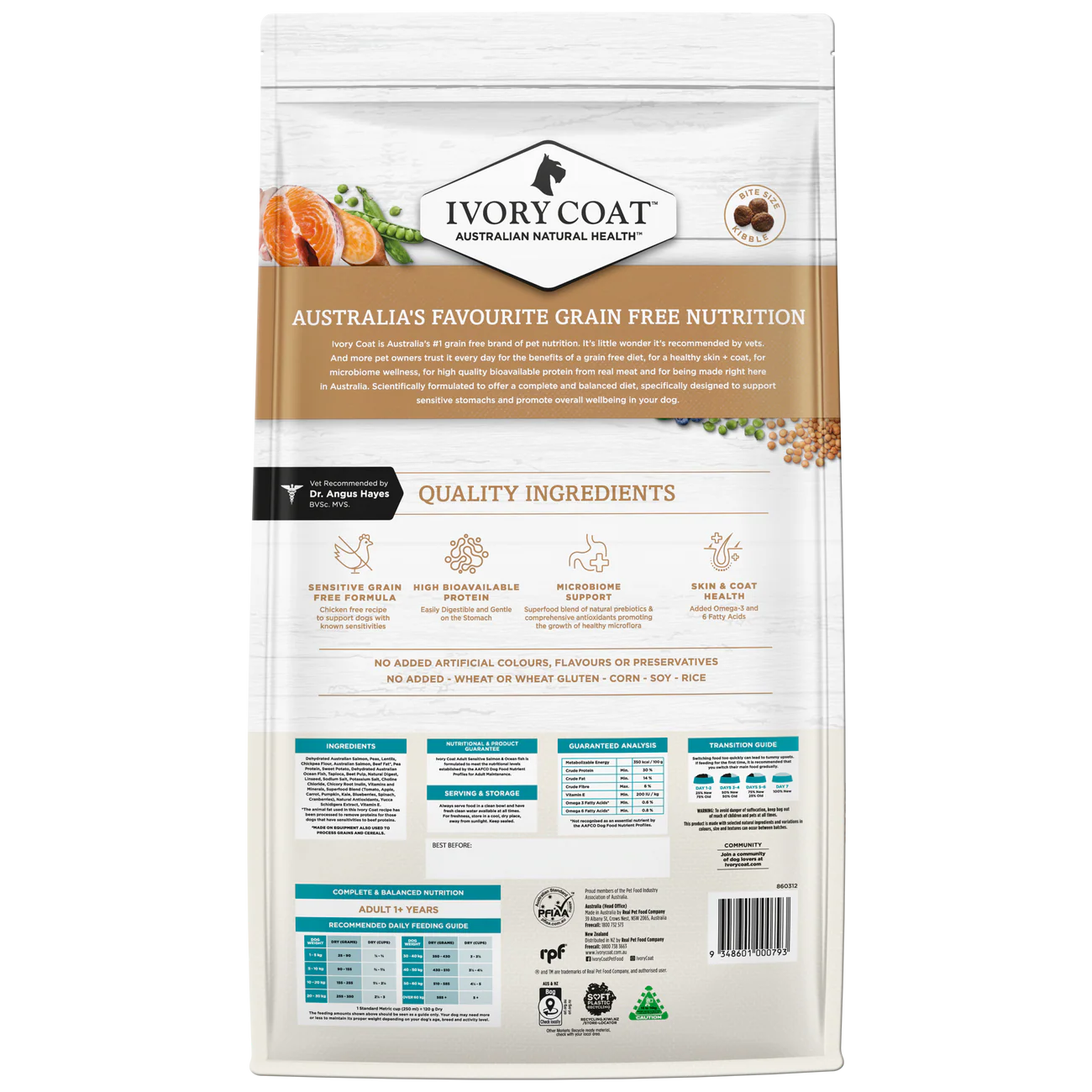 IVORY COAT - Grain Free Adult All Breeds Dry Dog Food Salmon & Ocean Fish