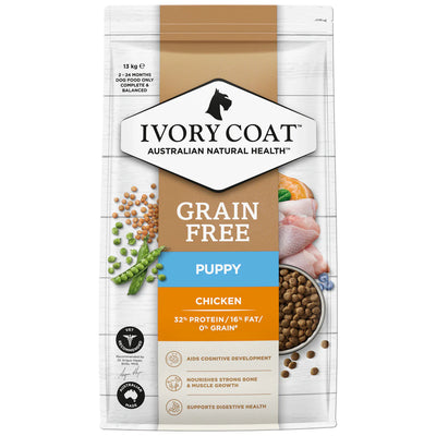 IVORY COAT - Grain Free Puppy All Breeds Dry Dog Food Chicken