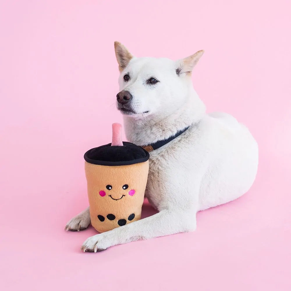 Zippypaws Plush Toys For Dog NomNomz® – Boba Milk Tea